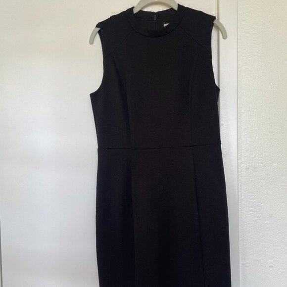 Ann Taylor Loft Black, Sleevless Crew Neck‎ Dress, Size 10 - Picture 1 of 6